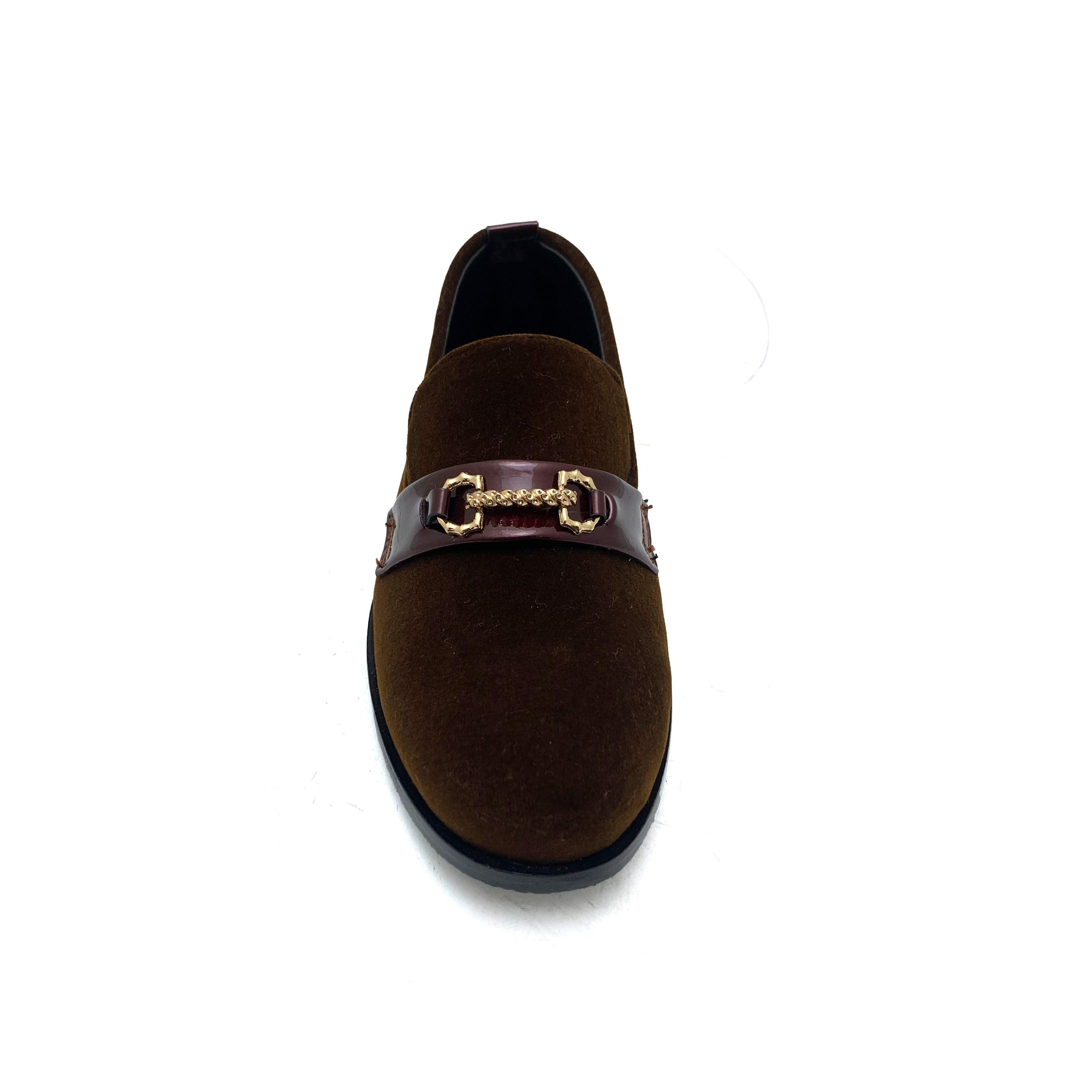 Brown Casual Slip On