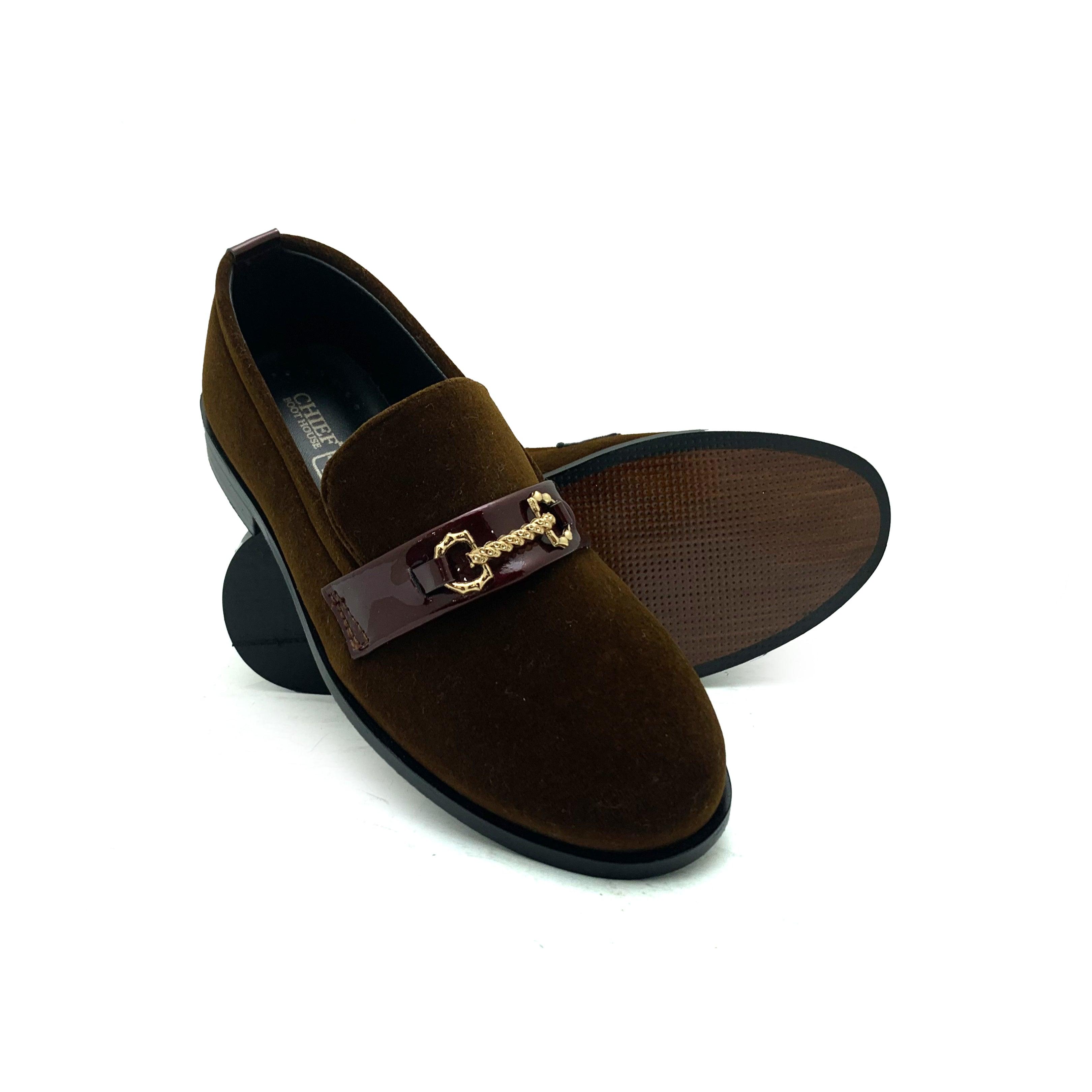 Brown Casual Slip On