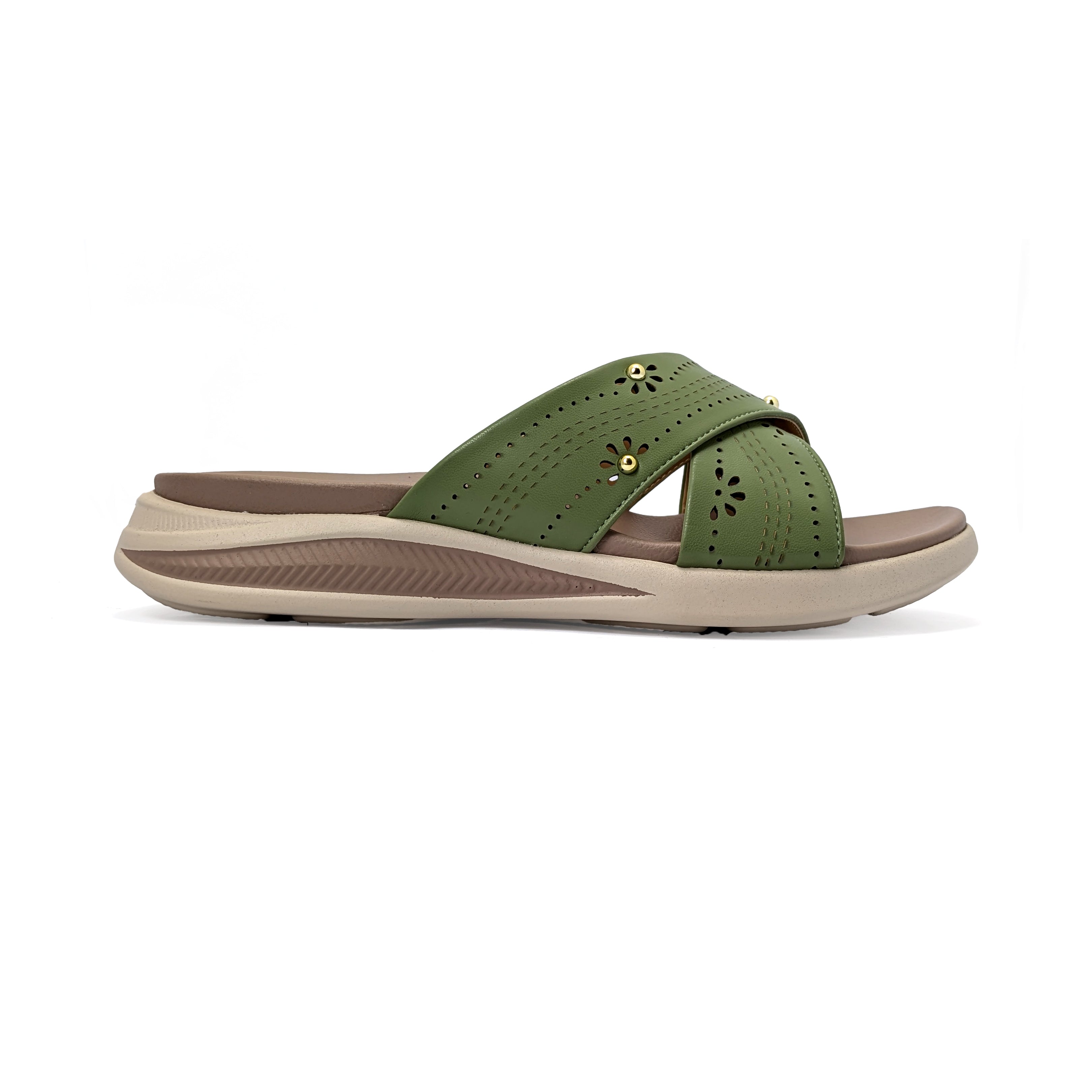 Green Pu Slipper