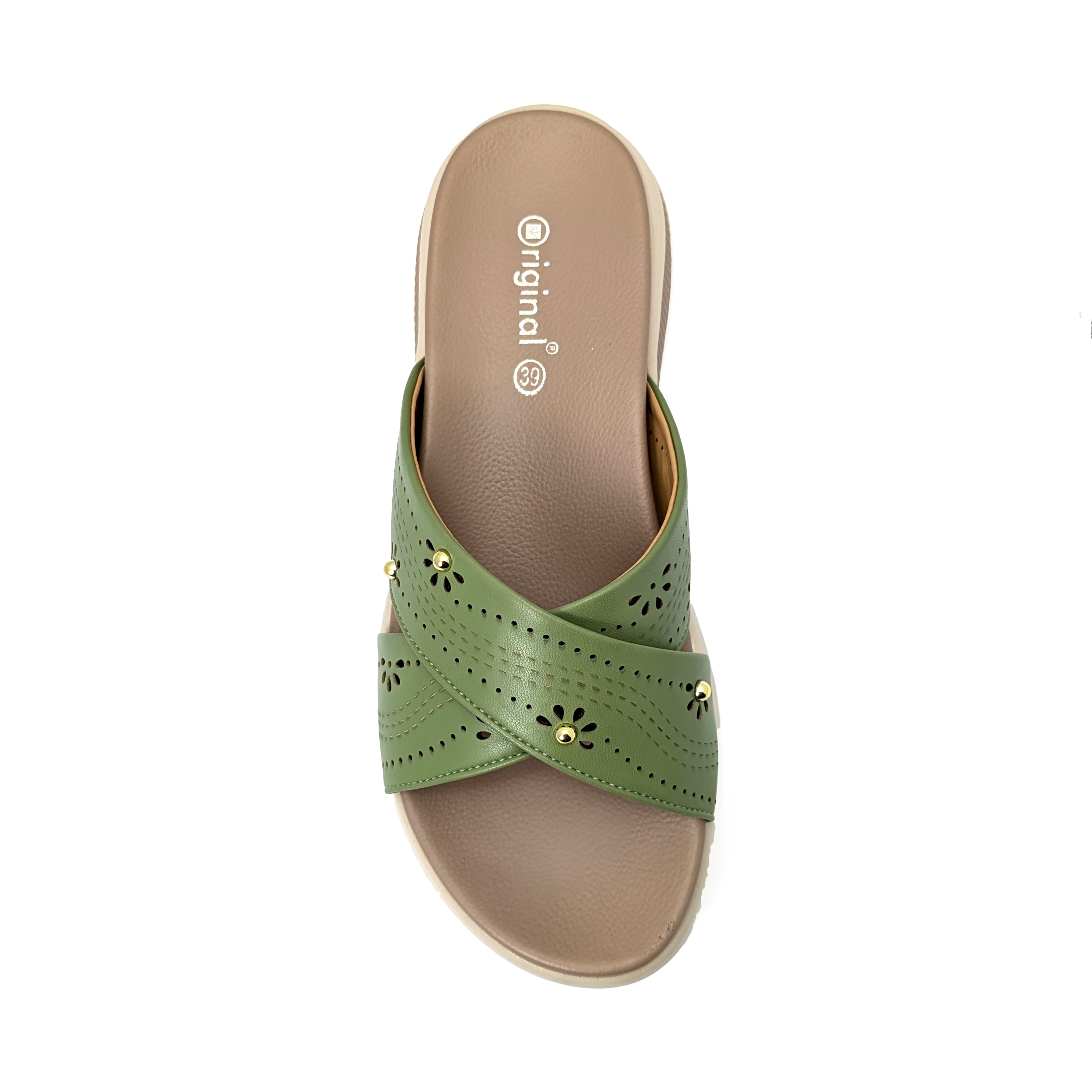 Green Pu Slipper