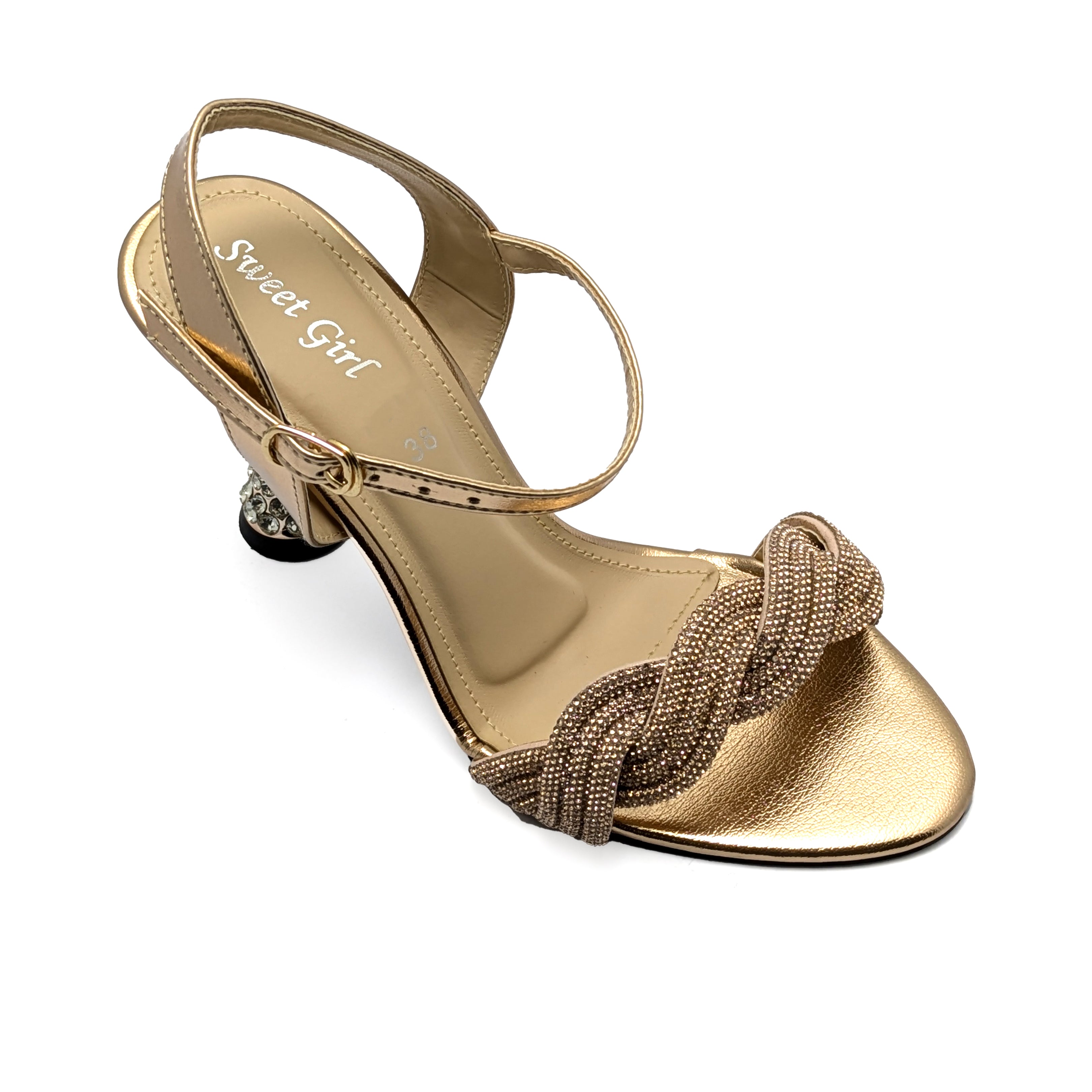 Golden Formal Sandal