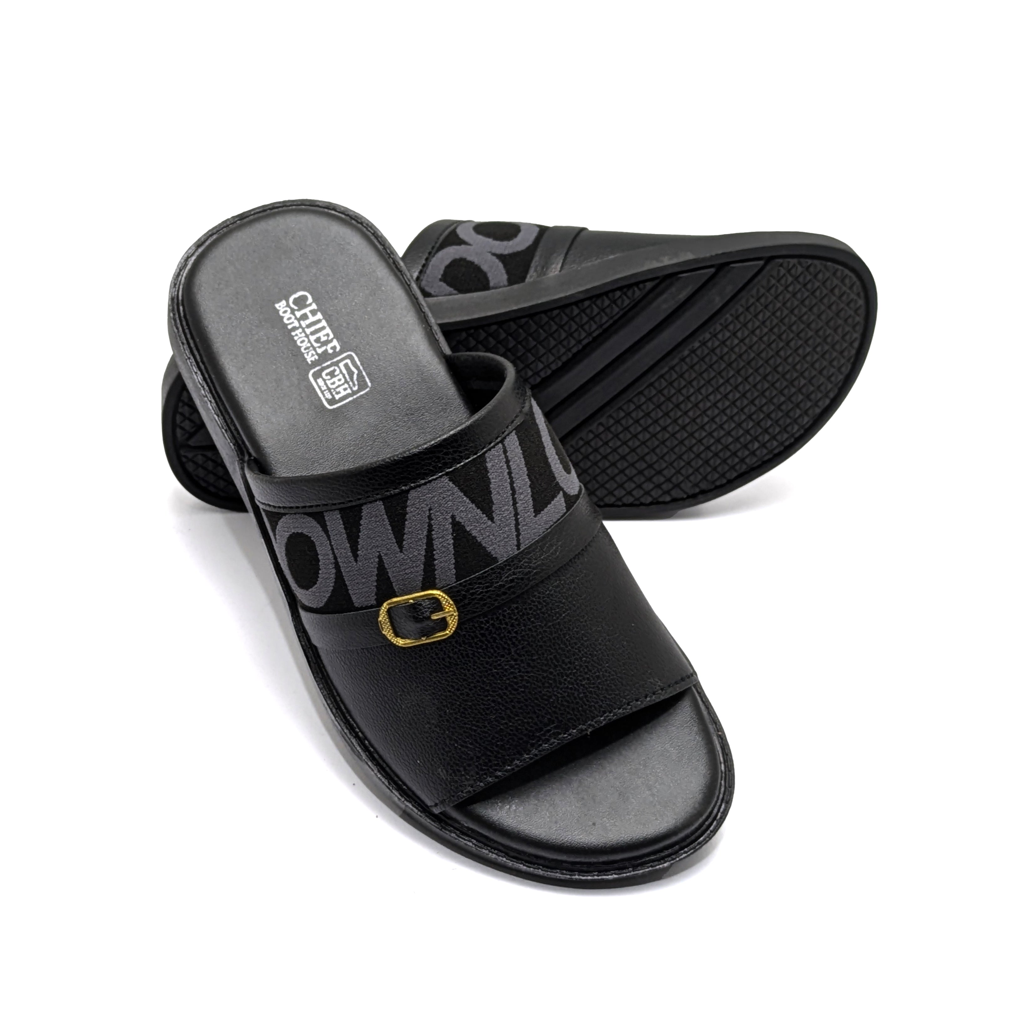 Black Casual Slipper