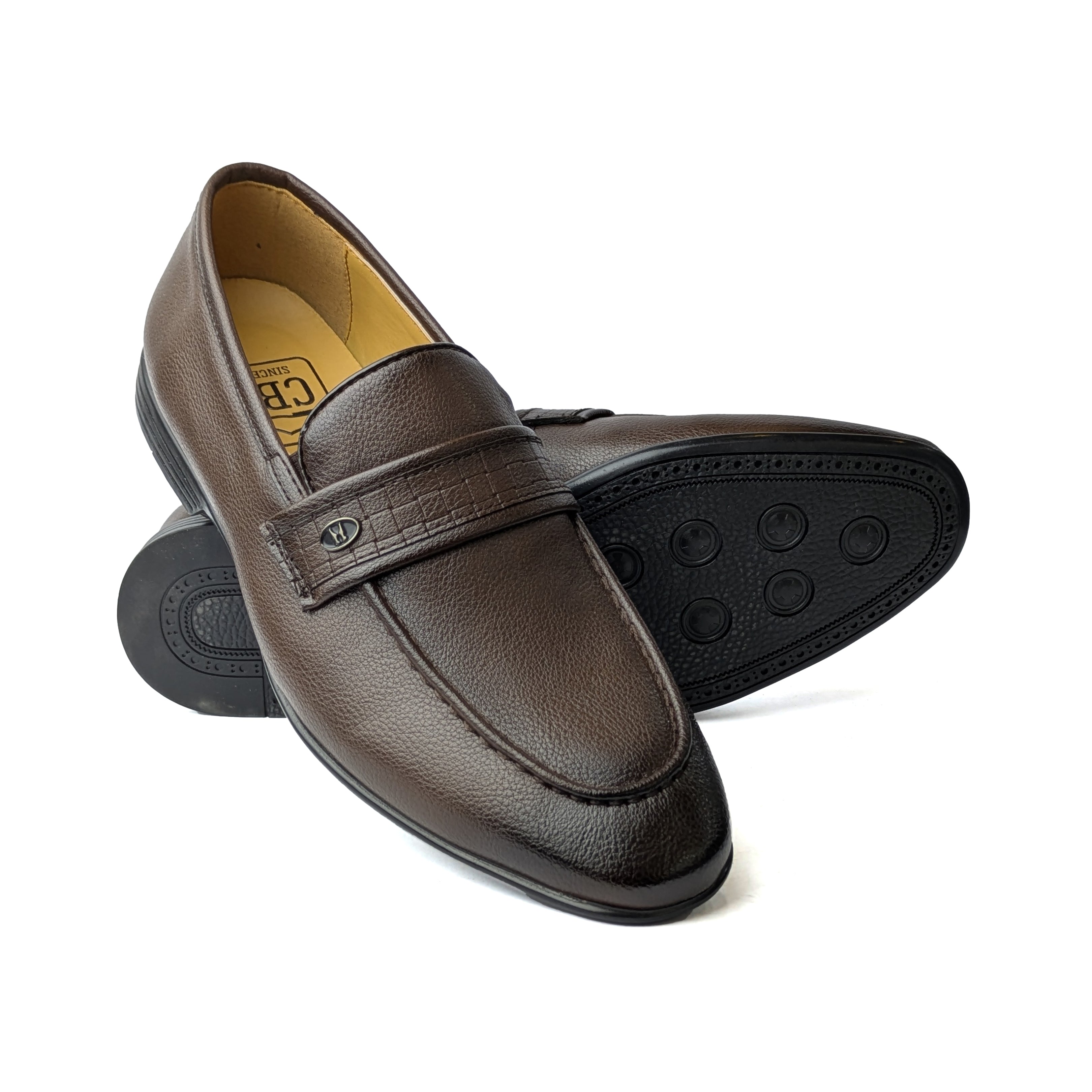 Brown Formal Slip On