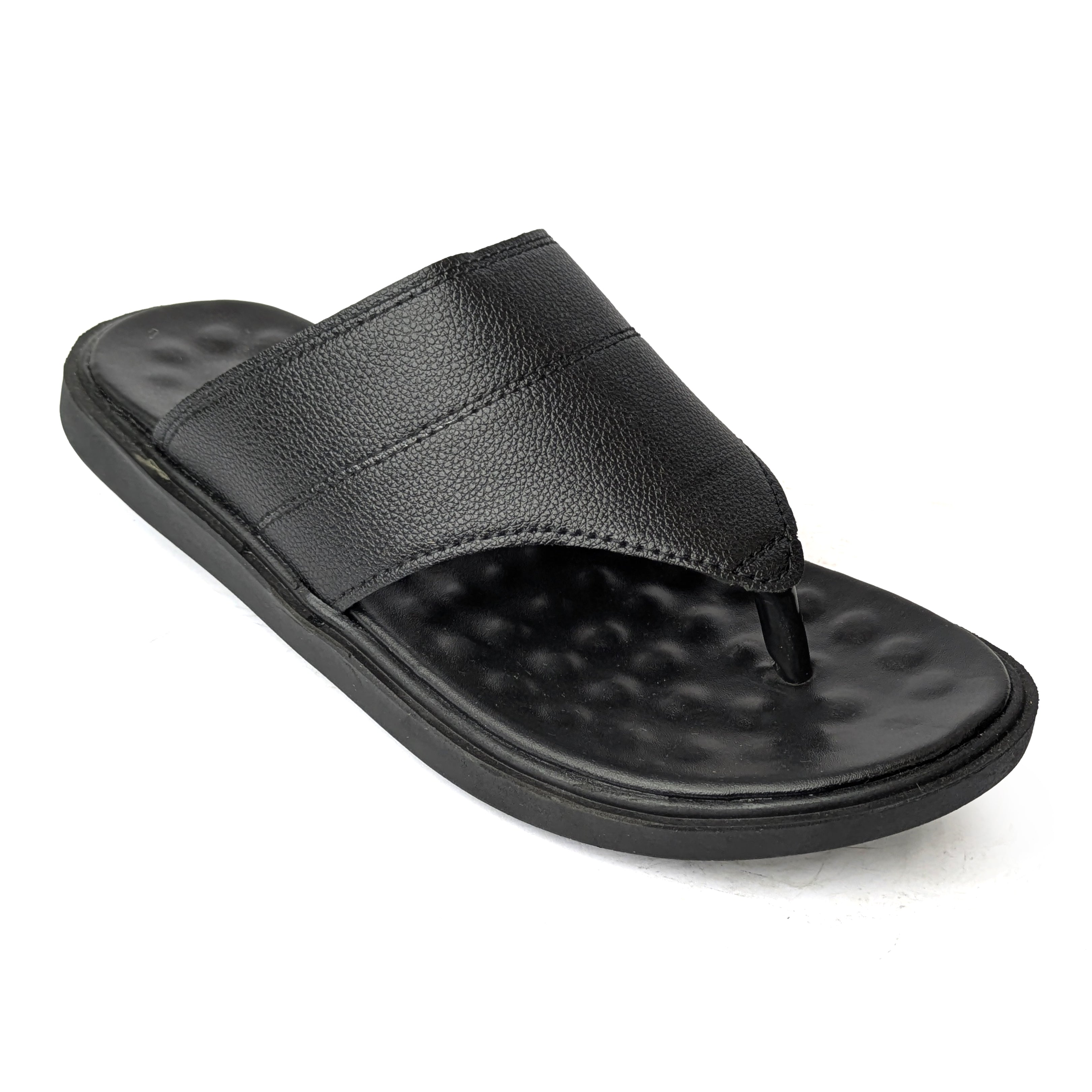 Black Casual Chappal