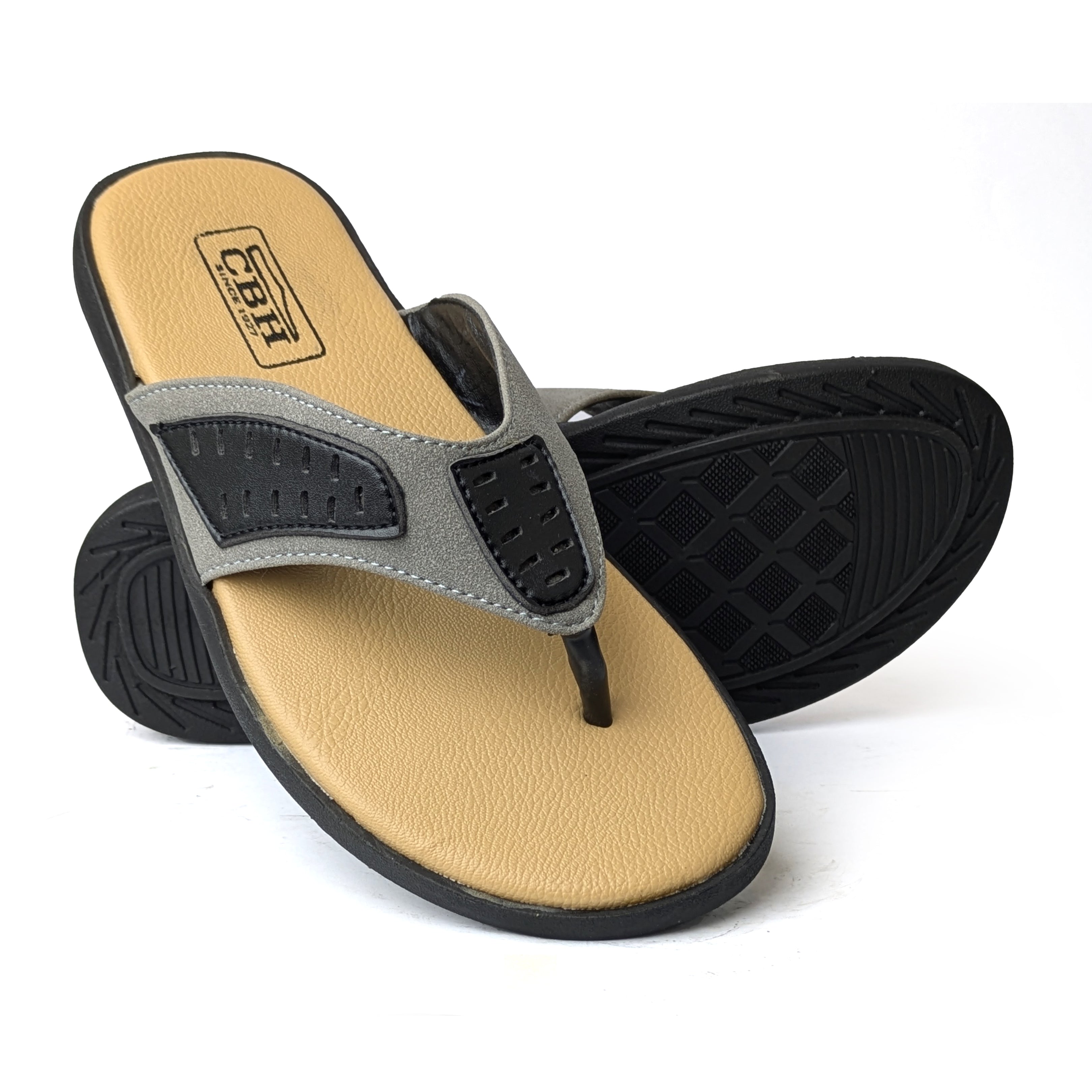 Grey Casual Chappal