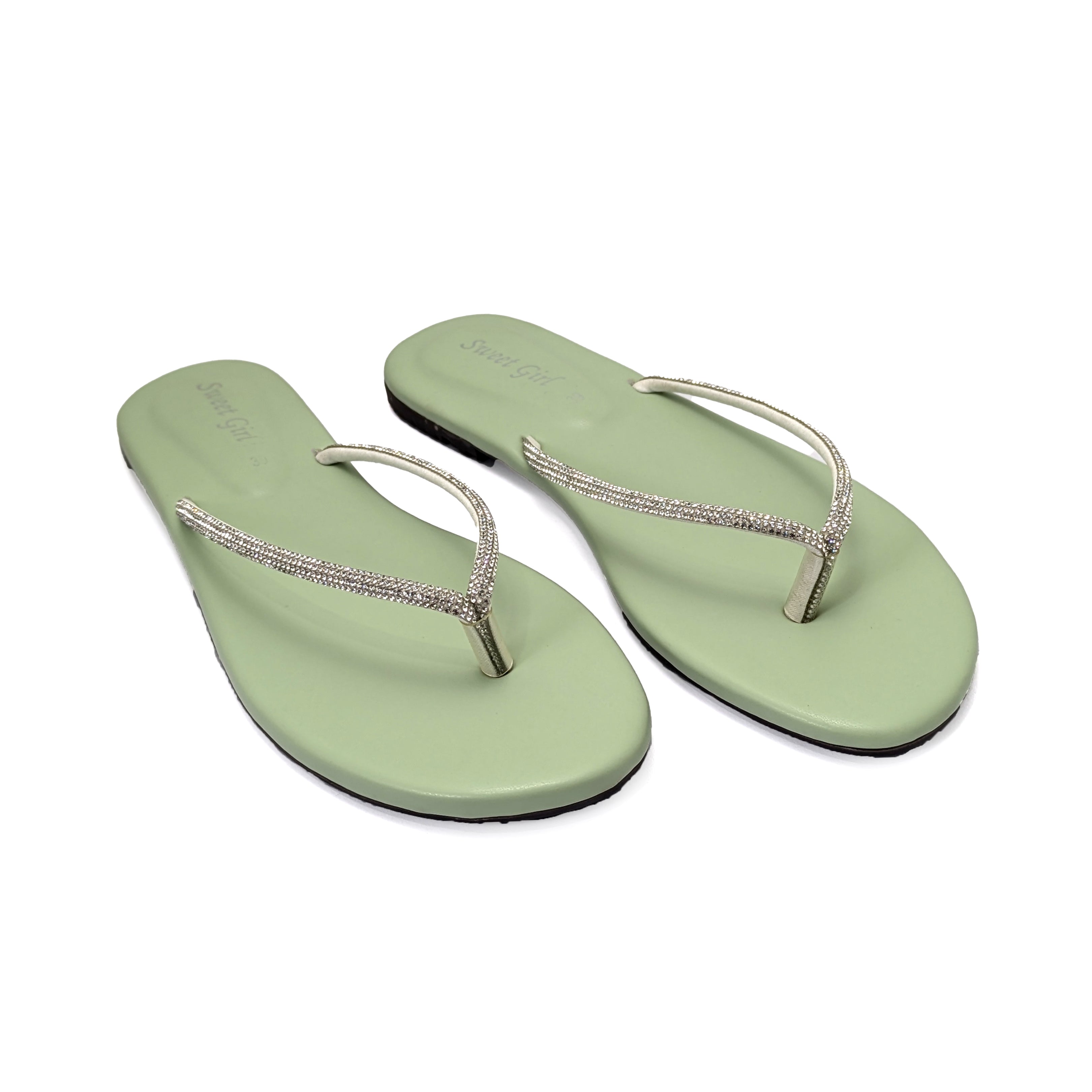 Green Fancy Chappal